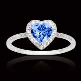 Bague saphir bleu Anya