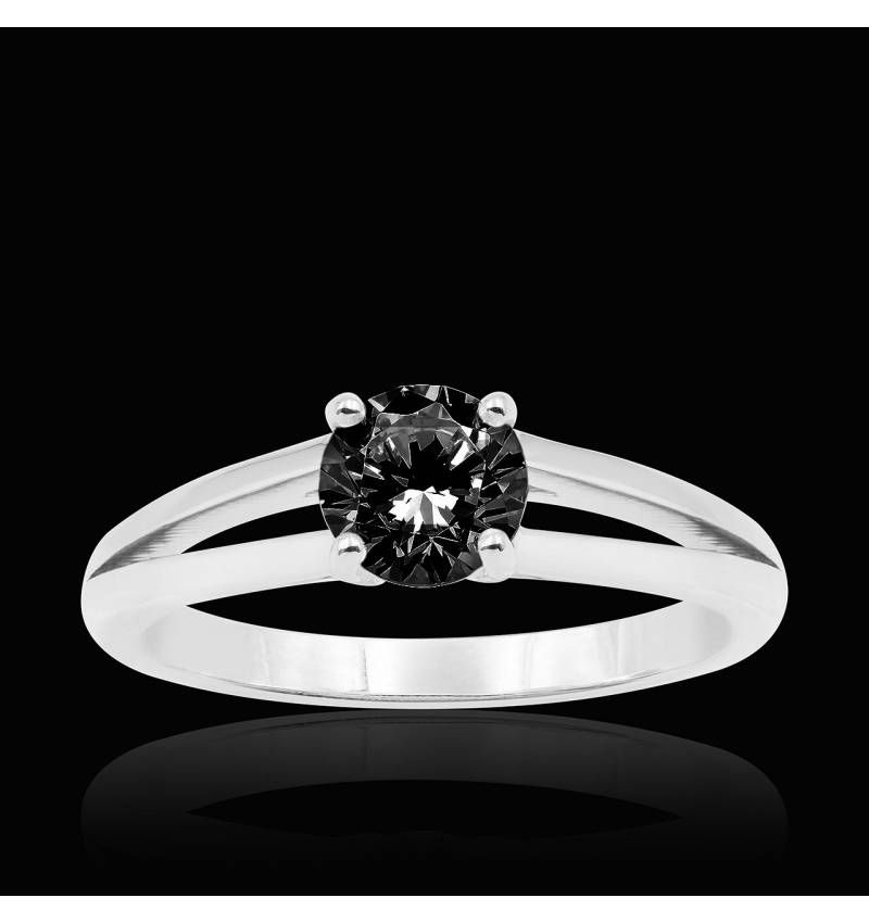 Bague diamant noir Lina