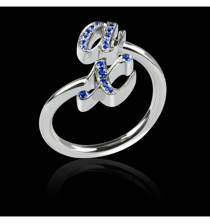 Bague saphir bleu You & Me