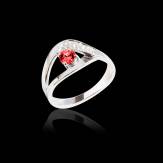 Bague Spinelle rouge Anaelle