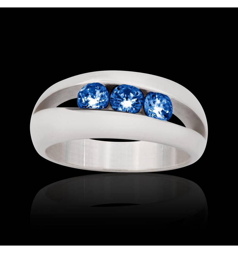 Bague saphir bleu Amélie Bague saphir bleu Amélie