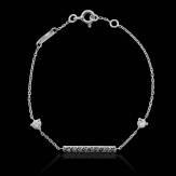 Bracelet diamant noir Barrette