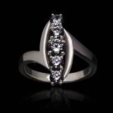 Bague diamant noir-Margaux