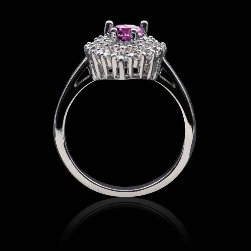 Bague saphir rose Maelle