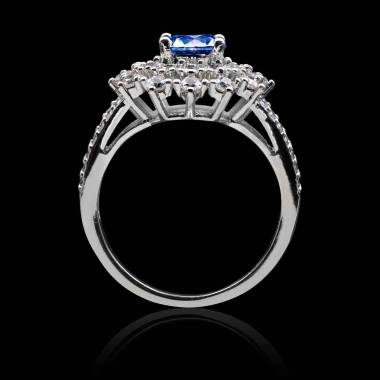 Bague saphir bleu Gabrielle